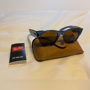 RAYBAN Mega Wayfarer Blue Bio based AUTHENTIC